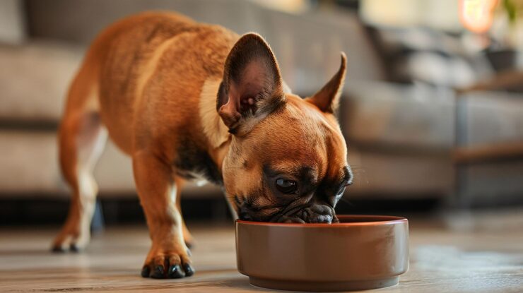 dog-eating-food-from-bowl-that-has-word-dog-it_1034910-67942